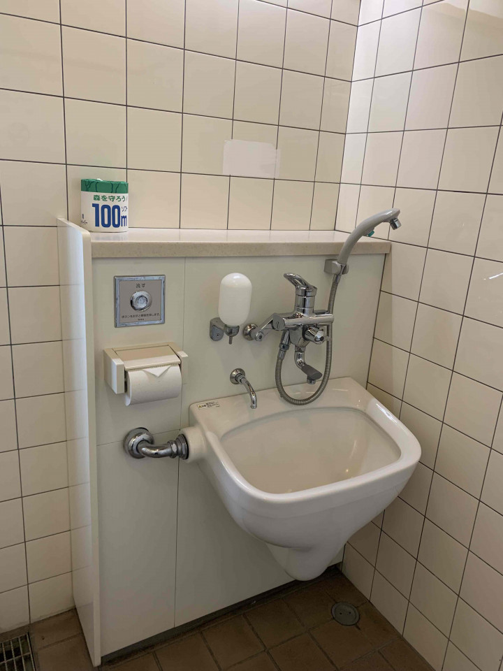 Ichinohashi Bridge Accessible Restroom-This restroom accommodates individuals with an ostomy.