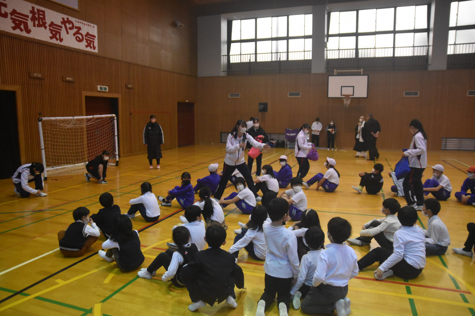 高野町学びの教室　④「ハンドボール体験」